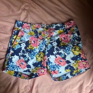 Floral Jean Shorts • Size 13